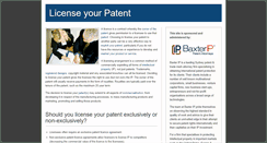 Desktop Screenshot of patentlicense.com.au