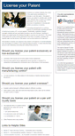 Mobile Screenshot of patentlicense.com.au